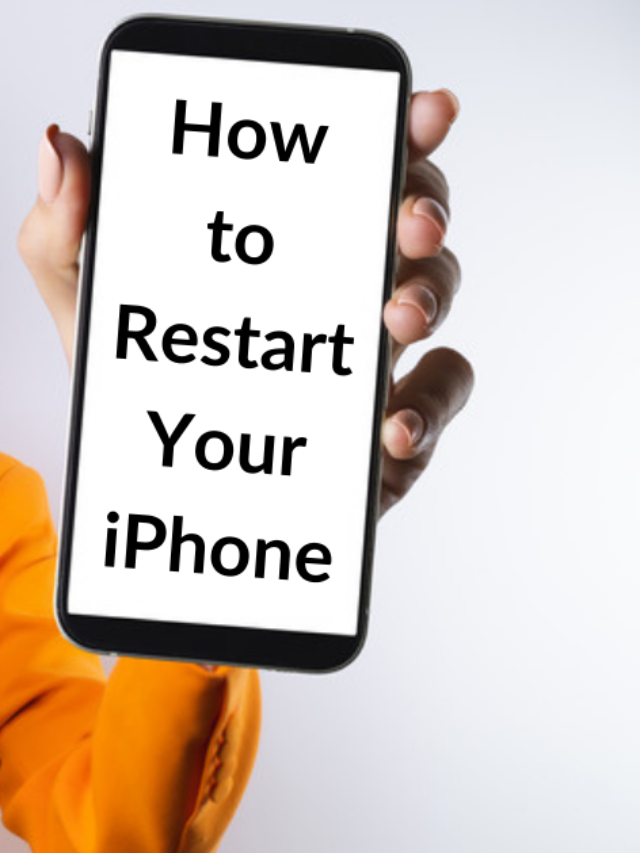 How to Restart Your iPhone